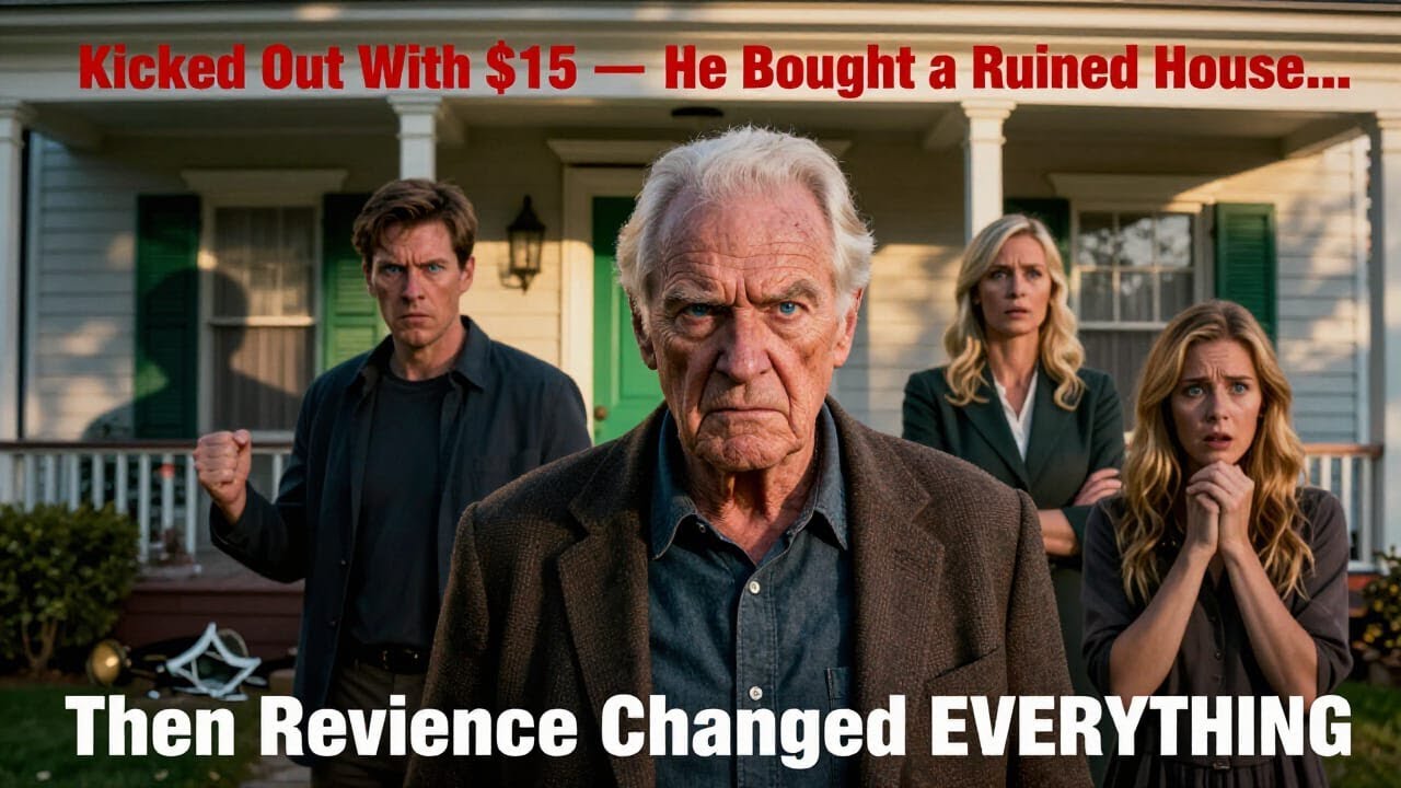 Kicked Out at 65 with $15, He Bought a Ruined House — What It Became Changed Everything