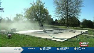 Sandblast company generously offers free service to renovate Topeka Cemetery’s Hummer Fountain