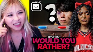 YVONNE REACTS TO OFFLINETV GETTING TORTURED BY BRODIN!!!  extreme would you rather reaction