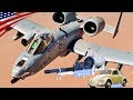 【最強のA-10攻撃機】車よりデカイ30mmガトリング砲の桁違いの威力とは？ 華麗なアクロバット飛行も！