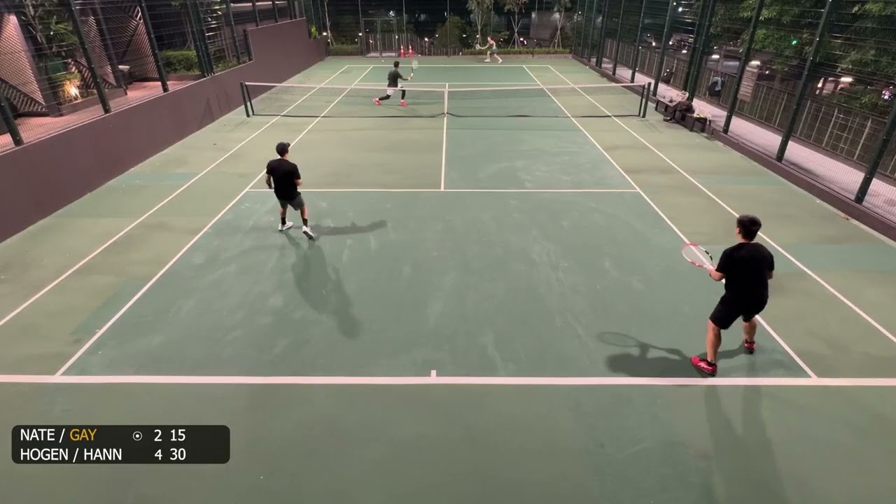 Practice Match for the Couple's Debut at Mixed Doubles