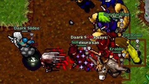 Tibia Amera War - Warguild Alliance #5 Daark Siidee 246 rp easy