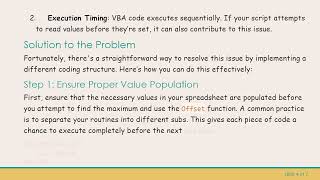 Resolving the Object Variable or With Block Variable Not Set Error in Excel VBA Offset Function