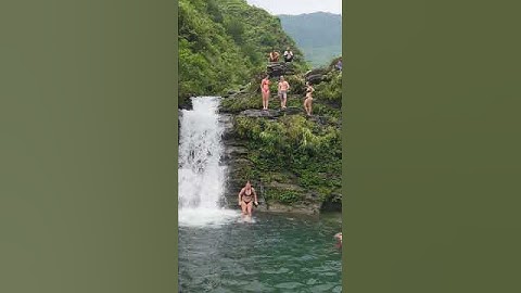 Dive and explore beautiful waterfalls with Linnea #travel #waterfall