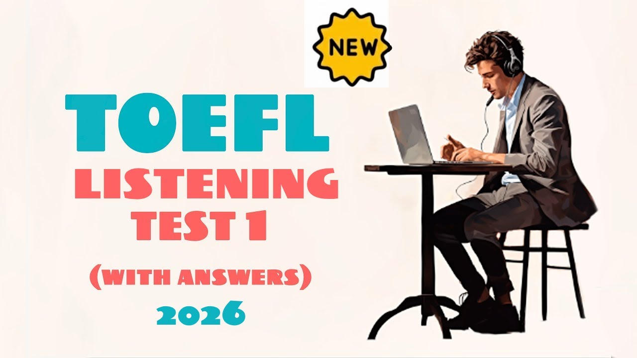 NEW TOEFL 2026 LISTENING PRACTICE | WITH ANSWERS