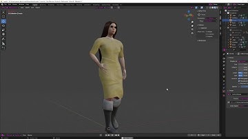 Blender enemy girly walk cycle