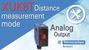 Tutorial – OsiSense XUK8T – Distance measurement mode with analog output