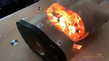 Projected AR/VR on the human body: visualization of MRT data