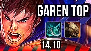 GAREN vs IRELIA (TOP) | 8 solo kills, 12/2/1 | EUW Master | 14.10