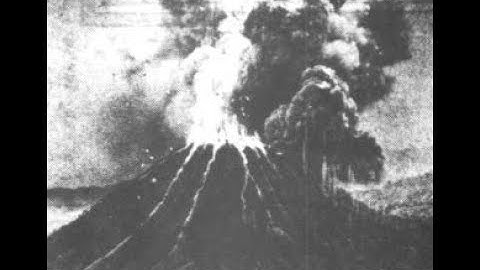 Krakatoa Eruption real sound (1883)