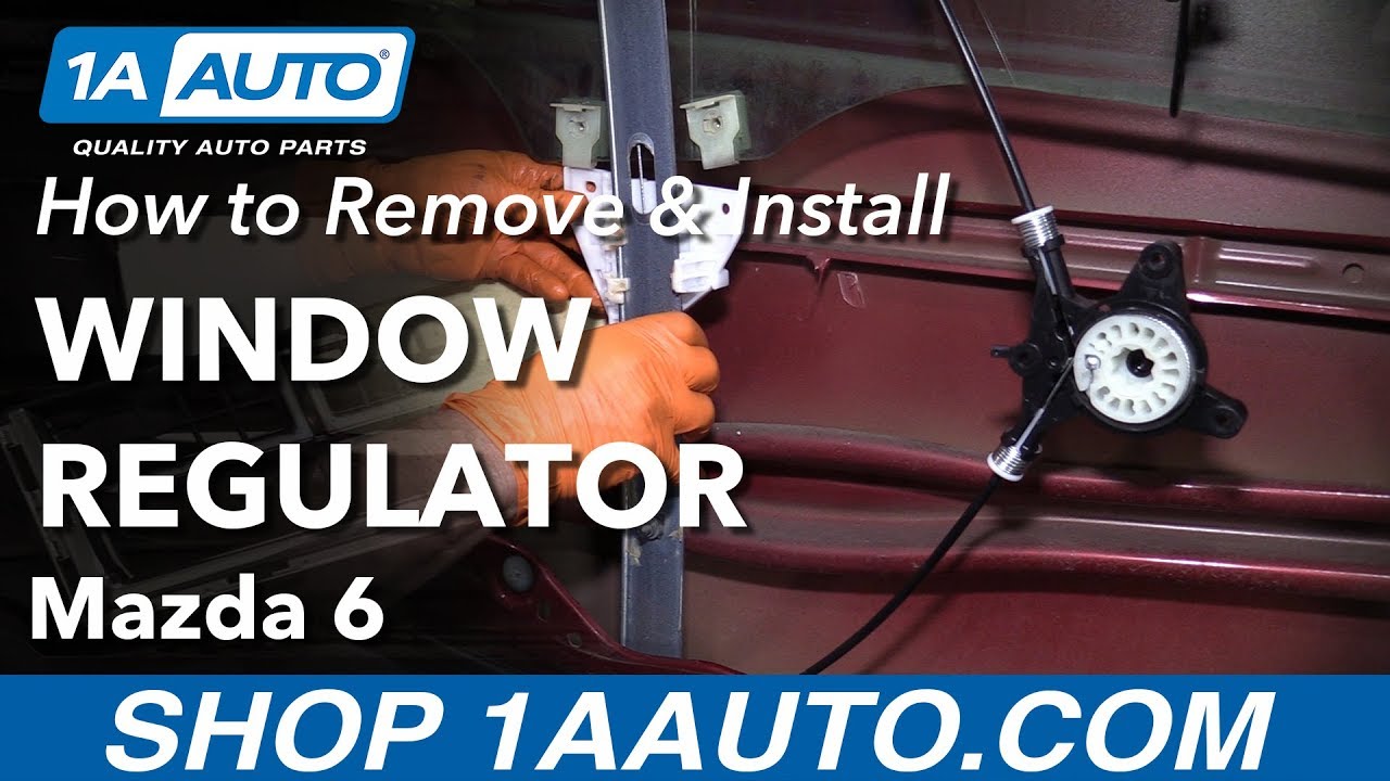 New How to Replace Front Window Regulator 03-07 Mazda 6