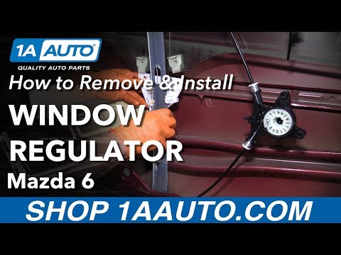 How to Replace Front Window Regulator 03-07 Mazda 6