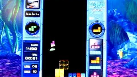 T-Spin Achievement in Tetris Splash