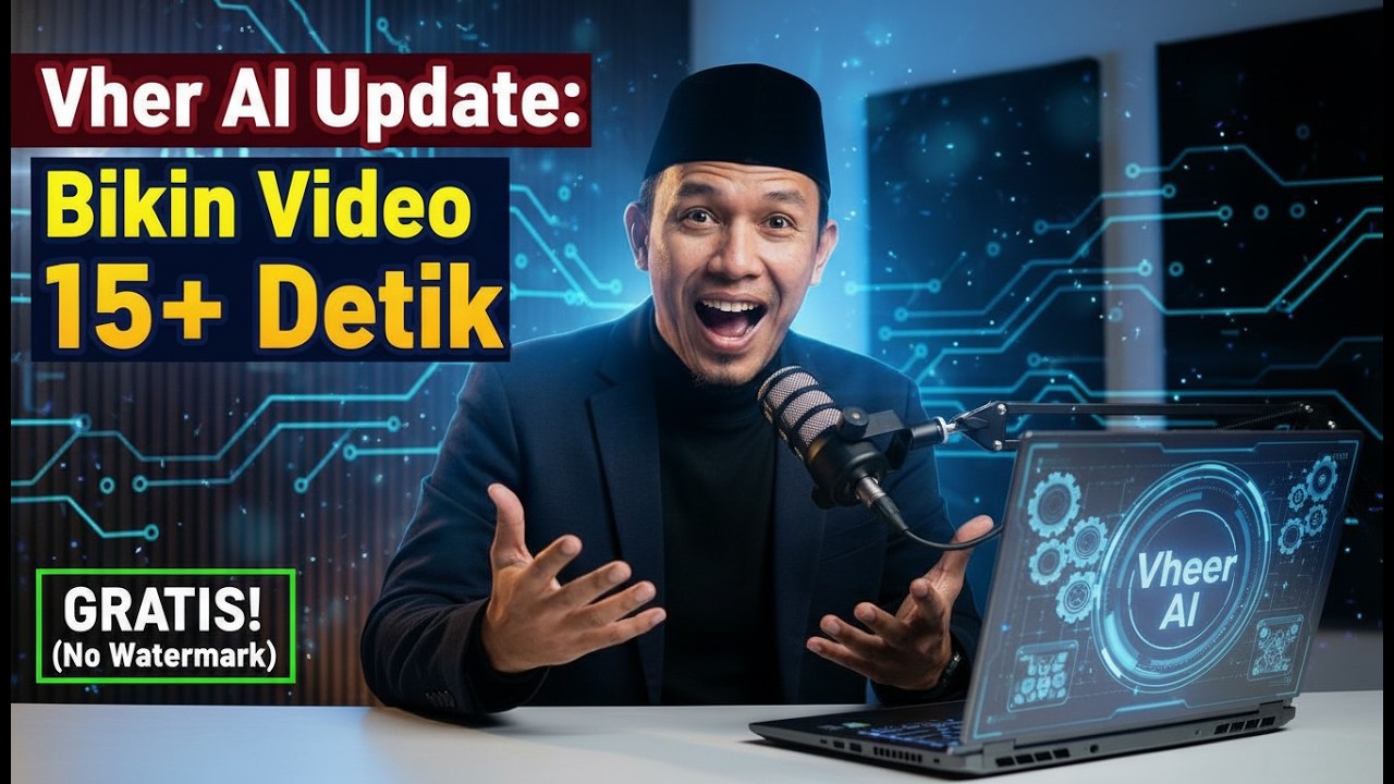 🎬 Vheer AI Update Bikin Video 15+ Detik GRATIS! (No Watermark) | AI Tutorial