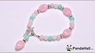 PandaHall Jewelry Tutorial on Sweet Style Beaded Bracelet