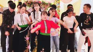 NHẠC SÀN THÁI NHẢY ĐÁM CƯỚI CỦA LÒ DUNG & HỒNG VUI bản cún chiềng bôm thuận châu Sơn La