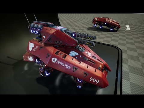 Sci Fi Hover Drone (UE4 , UE5)