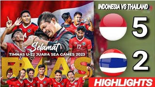 full match Final Indonesia (5) vs Thailand (2) || thailand Banjir kartu merah