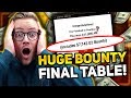 *MUST SEE* MY BIGGEST BOUNTY WIN EVER??? | $320 GLADIATOR FINAL TABLE!!