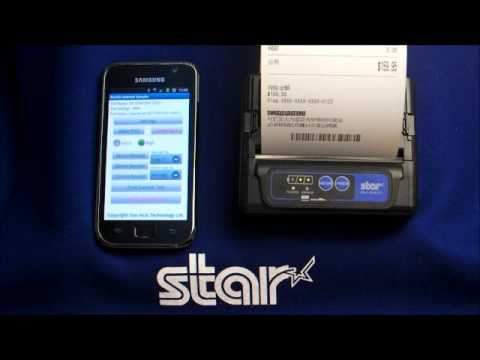 Bluethooth Printer for Android - STAR S300 3" Mobile Printer, operated ...