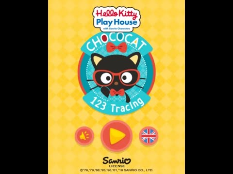 Chococat 123 Tracing - learning numbers game - YouTube