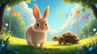Rabbit and the tortoise story for kids | Slow and steady wins the race | kids bedtime stories