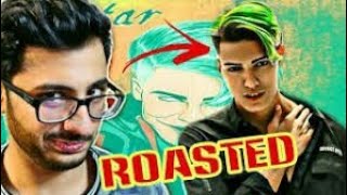 Carryminati roasts tiktok joker (rizxtar) ||