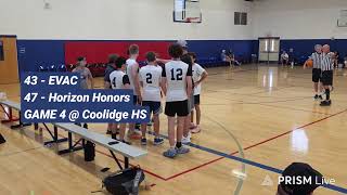 EVAC HS Boys Summer League vs Horizon Honors: @ Coolidge High - Game 4 (Saturday, 23-May-2026)