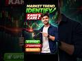 Share Market Trend Kaise Pata Kare? | Beginner Trading Tips #shorts