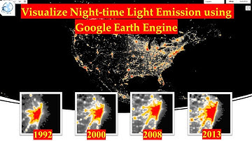 Visualize Night-time Light Emission using Google Earth Engine | NOAA | DMS OLS