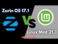 Zorin os 171  vs  linux mint 213 ram consumption