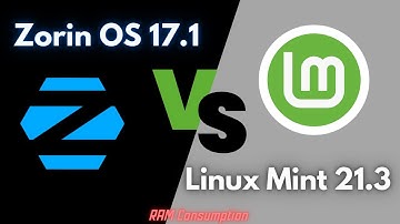 Zorin OS 17.1  Vs  Linux Mint 21.3 (RAM Consumption)