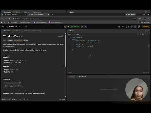 🚀 LeetCode 283 – Move Zeroes | C++ Solution