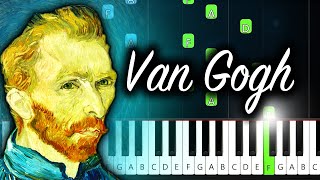 Virginio Aiello - Van Gogh - Piano Tutorial (MEDIUM) Resimi