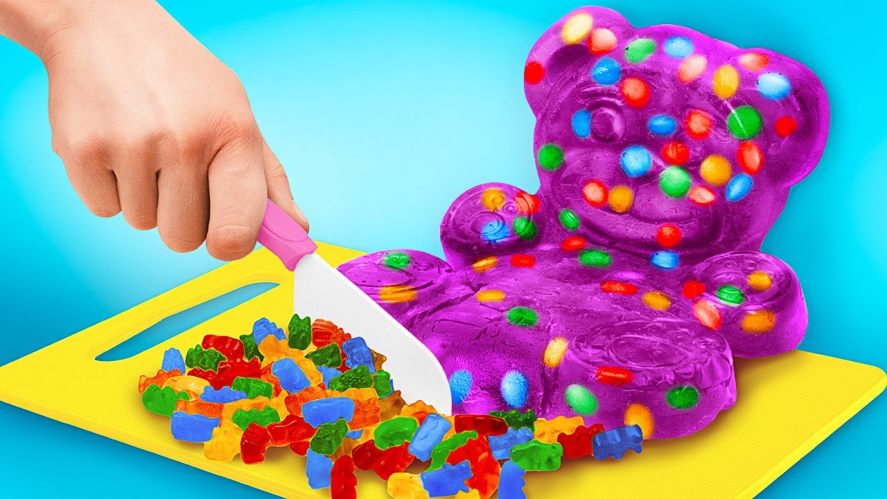 Bear shaped DIY Favorite Rainbow Desserts Super EASY Recipes Bear shaped diy favorite rainbow desserts super easy recipes