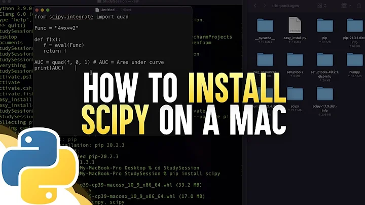 How To Install SciPy On A Mac