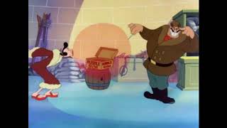 Popeye bubble gum scene