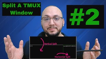 Split TMUX Window | Method 2 #shorts