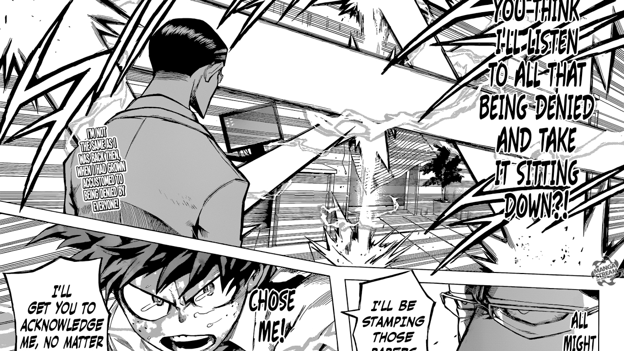 Boku No Hero Academia Chapter 127 Review Sir Nighteye the