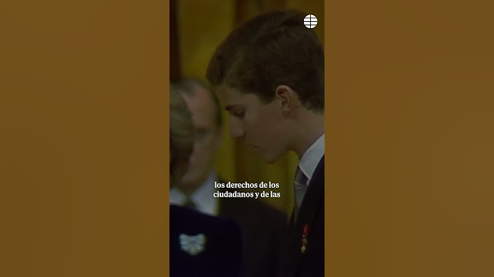 Así fue la jura de la #Constitución de #FelipeVI cuando cumplió 18 años