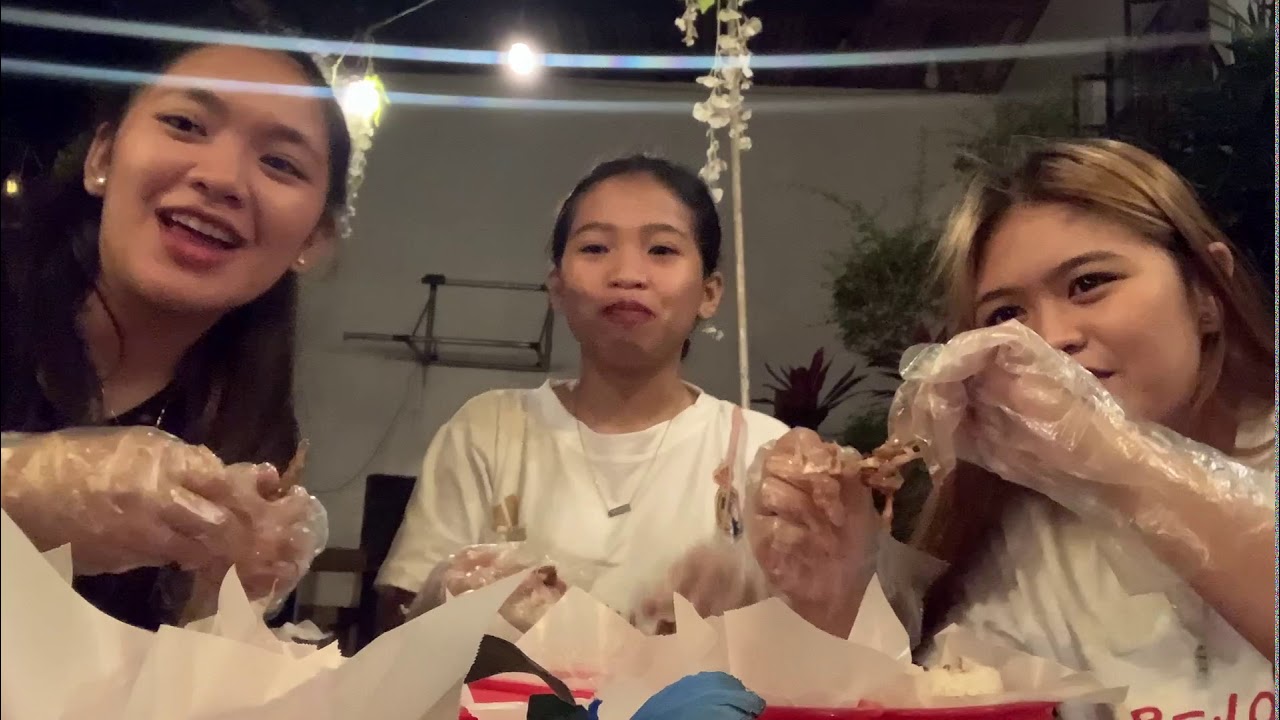 MUKBANG CHALLENGE @Wing’s N Grill Garden🤗❤️