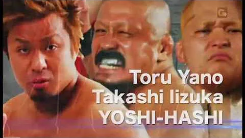 NOAH - YOSHI-HASHI, Toru Yano & Takashi Iizuka vs ...