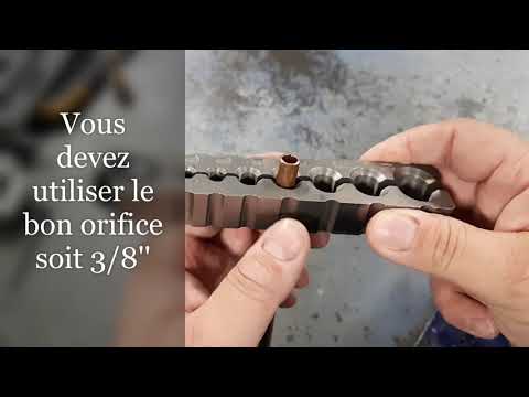 Vidéo: Comment double évaser un tube ?