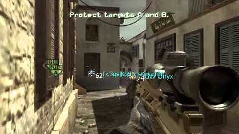 My best cross map no scope EVER! (MW3)