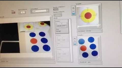 Using LabVIEW to detect two different targets in a Live Video stream