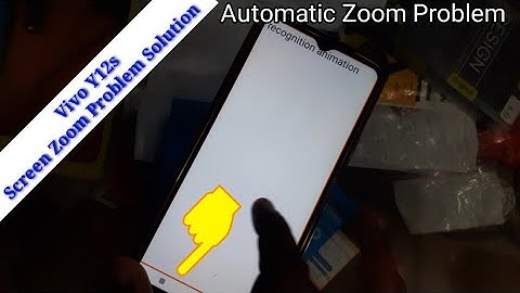 Vivo Y12s Screen Zoom Problem Solution || How to Disable Screen Zoom Setting in Easy Process
