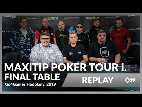 SP REPLAY: MaxiTip Poker Tour [Final day] . Casino Go4Games Hodolany