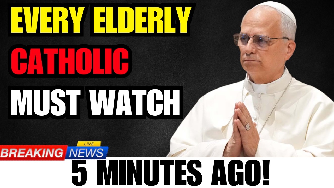 Папа Лев XIV расплакался, говоря ЭТО — Каждый пожилой католик должен это посмотреть.
