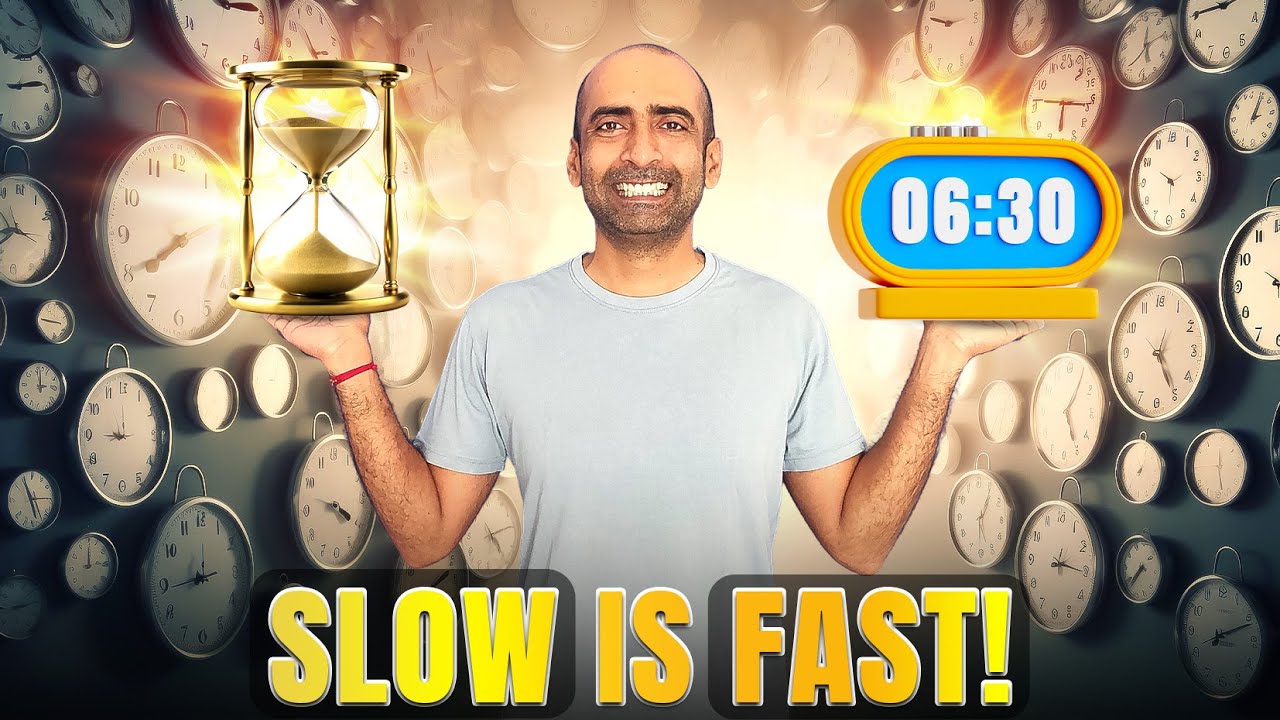 कम काम कर के ज़्यादा productive कैसे बने | What is Slow Productivity | Jigarism