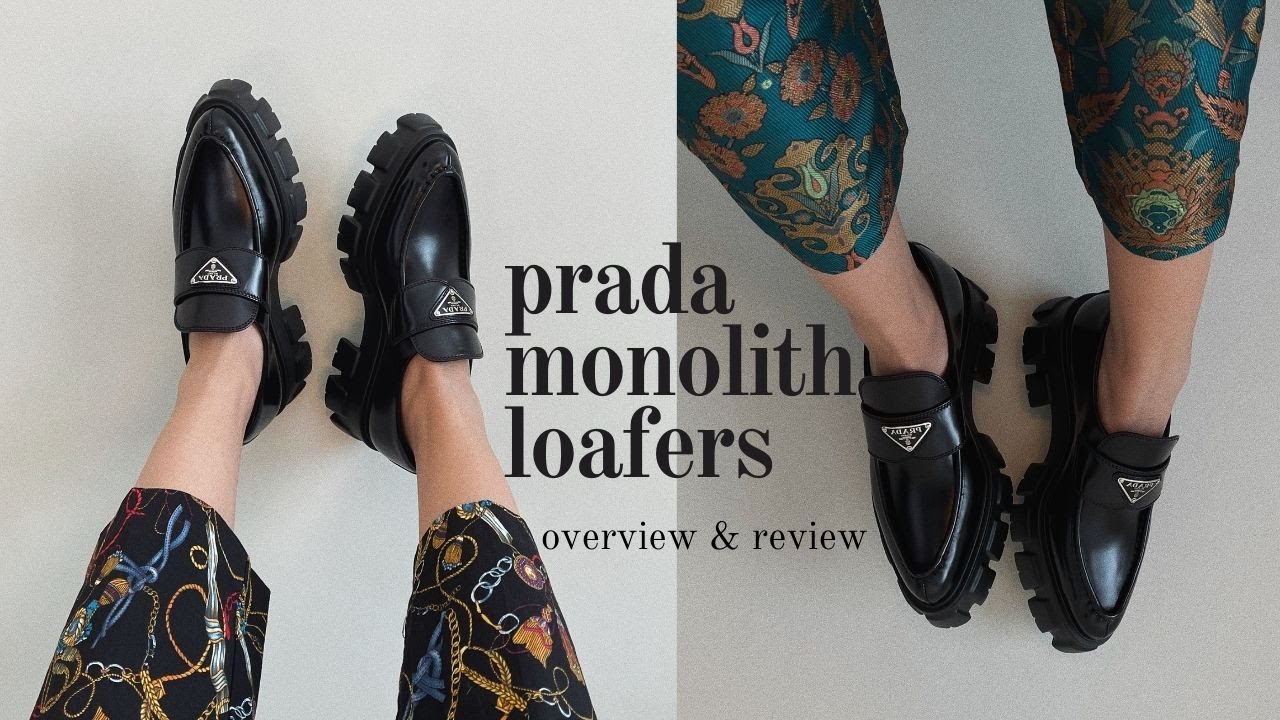 Prada Monolith Loafers - General Overview/Review - YouTube